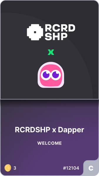 RCRDSHP x Dapper asset