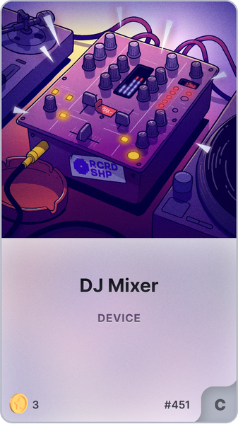 DJ Mixer asset
